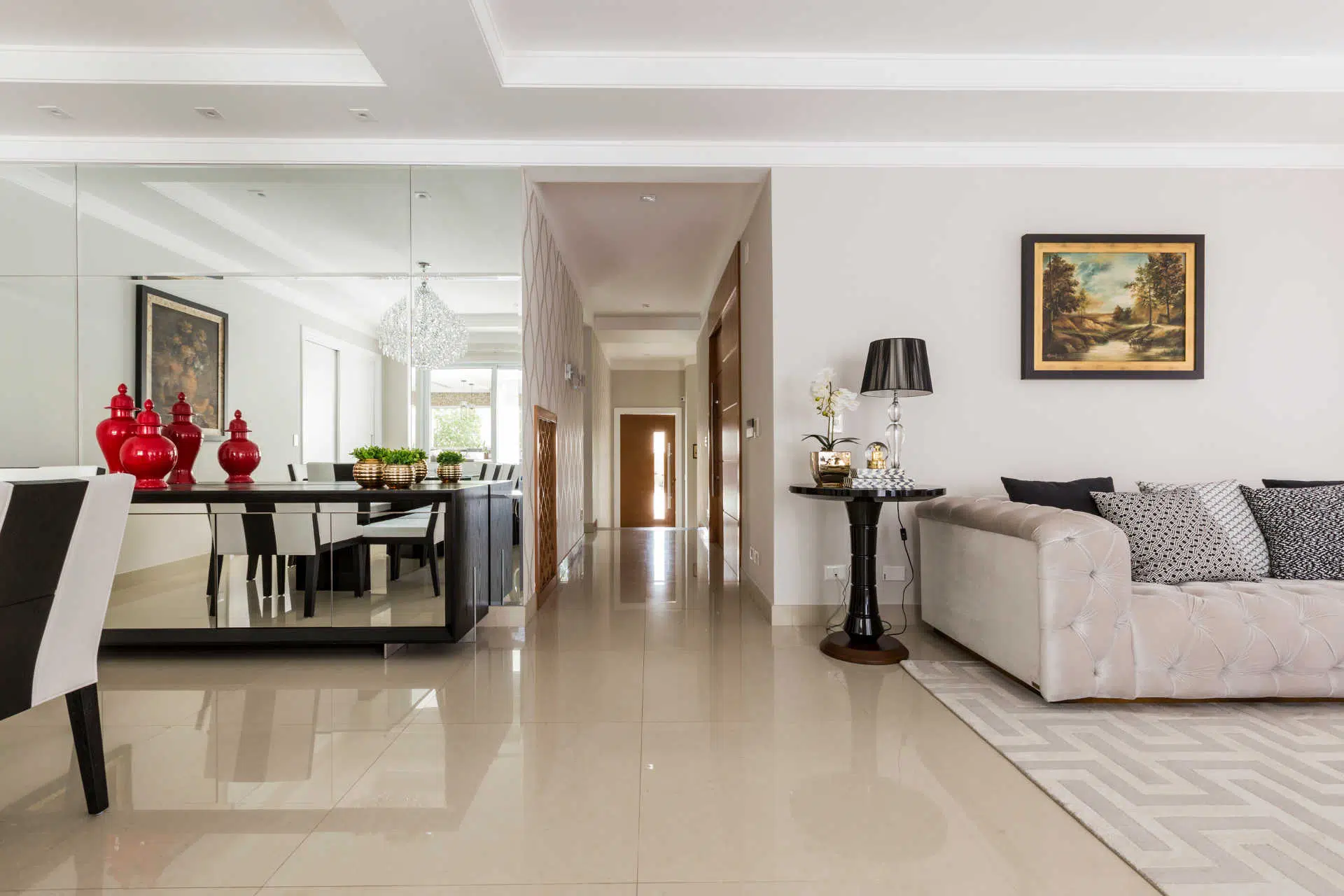 Ambientes integrados da Casa AlphaPoint