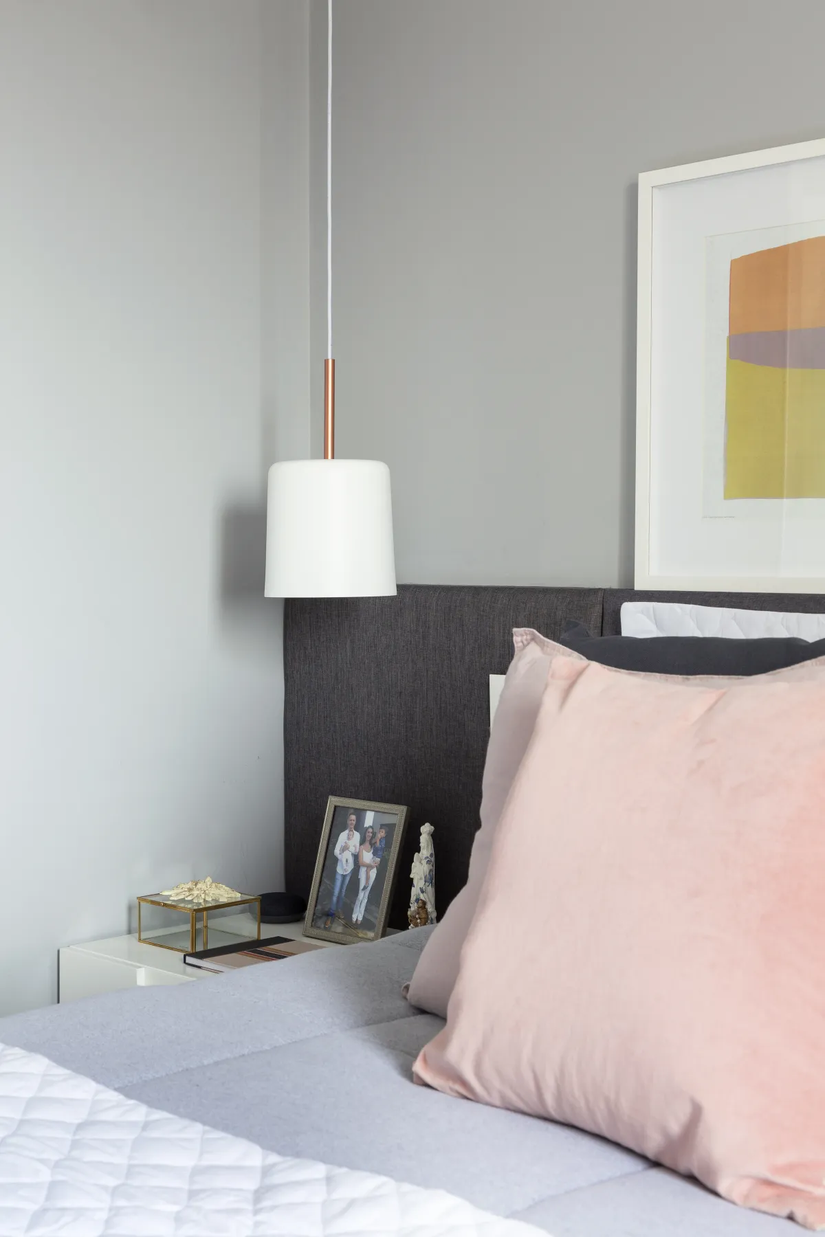 Quarto do Apartamento Mont Blanc, projeto de interiores em Osasco - SP assinado pela Meira Martins (imagem 10 de 17)