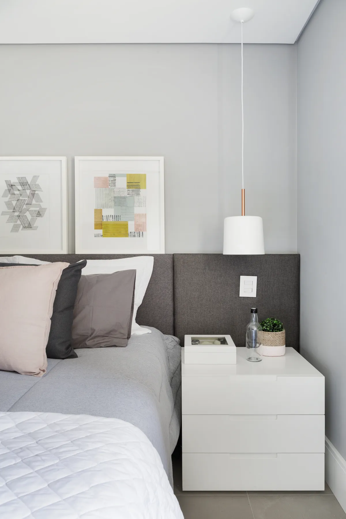 Quarto do Apartamento Mont Blanc, projeto de interiores em Osasco - SP assinado pela Meira Martins (imagem 14 de 17)